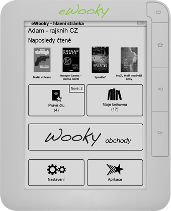 e-paper čtečka eWooky